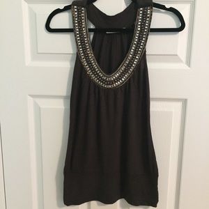 Beaded tank top